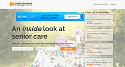 Desktop Screenshot of goldenreviews.com